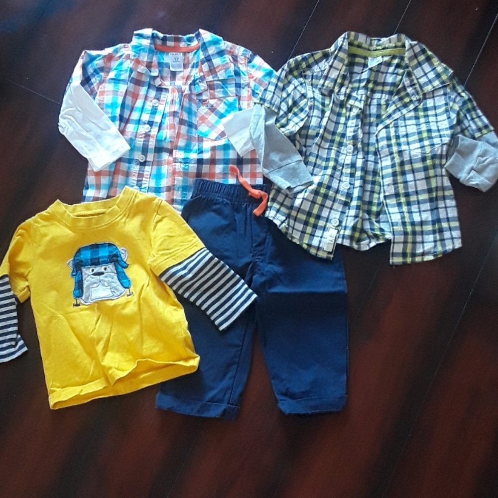 Carters shirts and pants
